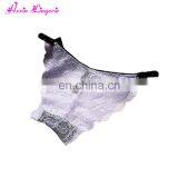 Without Moq Free Shipping Girls Purple Ice Silk Thin Belt Breathable Sexy Lace Panties thumbnail-4