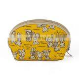 Printed Canvas Trolley Makeup Bag Funny Cosmetic Bag for Ladies thumbnail-3