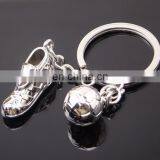 Custom Logo Rotatable Football Metal Kechain for Football Sports Gift thumbnail-2