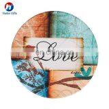 Customized Ceramic Life Belief Round Coaster, Cork Coaster Sets, Cork Board Coaster thumbnail-4