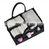 Wholesale Felt Diaper Caddy for Tote Bag With PU Leather Handle thumbnail-2