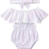 Girl Organic Cotton Playsuit Summer Baby Jumpsuit Romper thumbnail-5