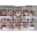 360 штук запасных частей для дизельных форсунок системы общего коллектора, комплект для ремонта форсунок, шайбы для форсунок, уплотнительные прокладки