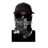 Wholesale Customized Seamless Multifunctional Headwear Outdoor Sports Soft Black Neck Gaiter Tube Bandana Face Mask thumbnail-2