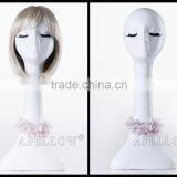 White Long Neck 60cm Female Women Head Model Plastic Cheap Head Mannequin H1064 thumbnail-2