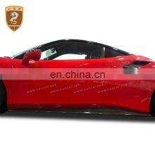 Real Full Carbon Fiber Door Handle Covers For Ferra-ri 488 Door Handle Cover Decoration Trims Car Exteriors Accessories thumbnail-1