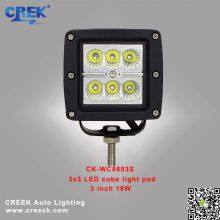 3 INCH 18W RECTANGULAR LED WORK LIGHT