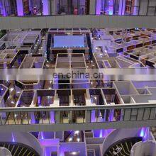 Ручная акриловая модель дома с планировкой интерьера и фигурками мебели thumbnail-5