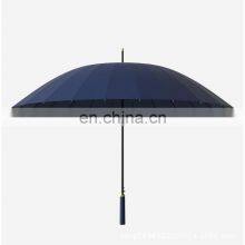 Luxury Automatic Sales Premium High Quality Logo Cheap Pink White Umbrella 24 Bones thumbnail-2