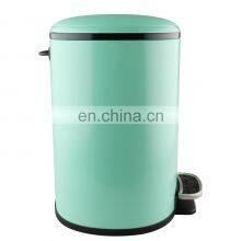 Новый стиль корзины для мусора. Специальный узор на крышке. Покрытие железной пудрой. Нержавеющая сталь. Корзина для мусора с устойчивой педалью thumbnail-3