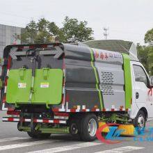 Dongfeng 4x2 Mini 6 Wheel Street Sweeper Truck 2500 Liters thumbnail-2
