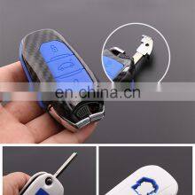 Silicone Intelligent 3 Buttons Protective Car Key Shell Cover For Peugeot 2008 207 308 408 thumbnail-2