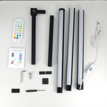 New 126/160cm Modern Smart App Control Metal Stents RGB LED Corner Floor Lamp for Living Room thumbnail-4