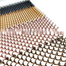 Beautiful and Lightweight Decorative Curtain Mesh Chain Link Fence Chainmail Mesh