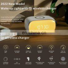 New Alarm Clock Speaker Bluetooth Simulate Sunrise And Sunset Wake Up Light thumbnail-3
