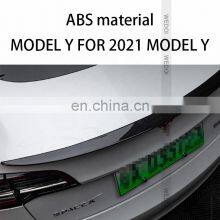 Spoiler Tail Style Carbon Patten New Case Car for Tesla Model Y Set Wooden Time Lead Surface Roof Package ABS Material thumbnail-2