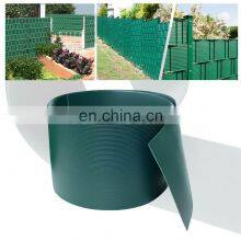 Hot Selling Product PVC 4.7/4.8cm Hart Sichtschutzstreifen Hard Pvc Strip Garden Fence Screen Roll thumbnail-1