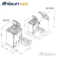 WB190 Универсальный балансировщик колес для грузовых автомобилей и тележек thumbnail-2