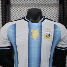 2627 Argentina Jersey No. 10 Messi Football Jersey Short Sleeve Player Version Jersey for USA, Canada, Mexico World Cup thumbnail-3