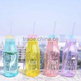 16 oz Single Wall Milk Bottle , Colorful Plastic POP Soda Bottle thumbnail-6