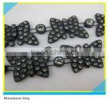 Plastic Cup Strip Sew on Black Plastic Mix Crystal 10 Yards 1 Card thumbnail-3