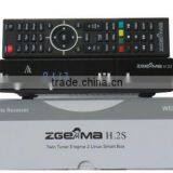 Original ZGEMMA H .2S Twin Tuner DVB-S2 + DVB-S2 Dual Core Satellite Receiver Support TF Memory Card thumbnail-3