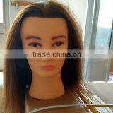 Wholesale cheap training mannequin head plastic mannequin head 100% human hair mannequin head                        
                                                Quality Choice