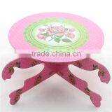 One Tier Lovely Pink Flower Cake Holder Cake Stand For Birthday Party thumbnail-1