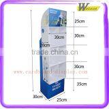 2015 New Design Corrugated Paper Fruit Candy Floor Display Stand With Tiers thumbnail-3