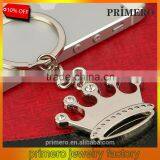 Rhinestone Princess Queen Crown Keychains Key Ring Creative Metal Key Holder Jewelry