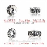 925 Sterling Silver Charms CZ Micro Pave Beads For Jewelry Components From China