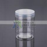 520ml Clear Round Plastic Pet Wide Mouth Jar for Cashew Nuts Food Packing Jar