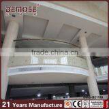 Commercial Building Aisle Balustrade/ Decorative Glass Indoor Cheap Deck Railings