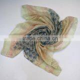 2016 Spring Scarf OEM Beaty Flower 100% Polyester Spring Scarf Quality Choice thumbnail-3
