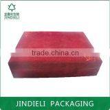 Dark Red Velvet Beauty Cosmetics Box Packaging