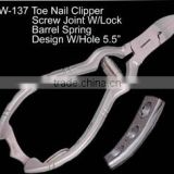5.5 Inch Toe Nail Clipper with Barrel Spring
