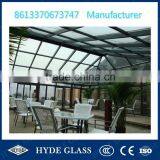 8mm Toughened Clear+ 0.76PVB+6mm Toughened Clear Skylight Laminated Glass thumbnail-5