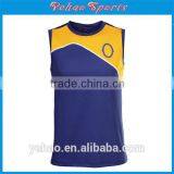 (factory OEM) Cheap Custom Singlets 100% Polyester Singlets thumbnail-3
