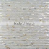 convex brick style freshwater shell mosaic without joints chip size 10*20mm