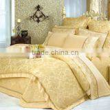 5 Piece Classic Gold Jacquard Sheet Set Deep Pocket All Sizes Bed Set