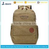 2016 Fashion Products School Travelling Canvas Camping Outdoor Backpack Bags