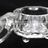 Crystal Bowl With Lid Elegant Crystal Sugar Pot Quality Choice thumbnail-2