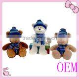 Christmas Stuffed Plush Teddy Bear Toy thumbnail-5