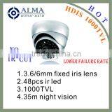 1/3 CMOS 1000TVL IR Dome Camera thumbnail-1