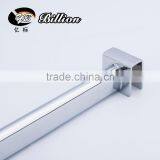 Chrome Straight Arm Hold Pipe Brackets Fitting Pipe Hooks thumbnail-2