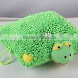 Chenille Wash Towel With Animal Head
