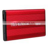 2.5" Red USB 2.0 IDE HD 2.5 HDD Hard Drive Enclosure Case thumbnail-6