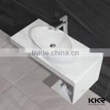 Solid Surface Double Sink Bathroom Vanity Unit thumbnail-3