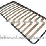 Steel Bed With Wooden Slats in Silver Color thumbnail-1