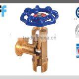 1/2"-- 3/4"Pipe and Hose threads Straight Brass Stop Valve with CSA certificated